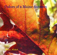 Colors of a Maine Autumn book cover