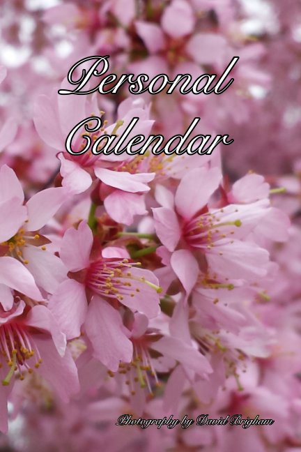 Personal Calendar by David Brigham Blurb Books