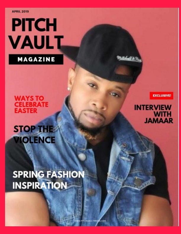 Bekijk Pitch Vault Magazine-April Issue op Jae Monique, CJ The Visionary