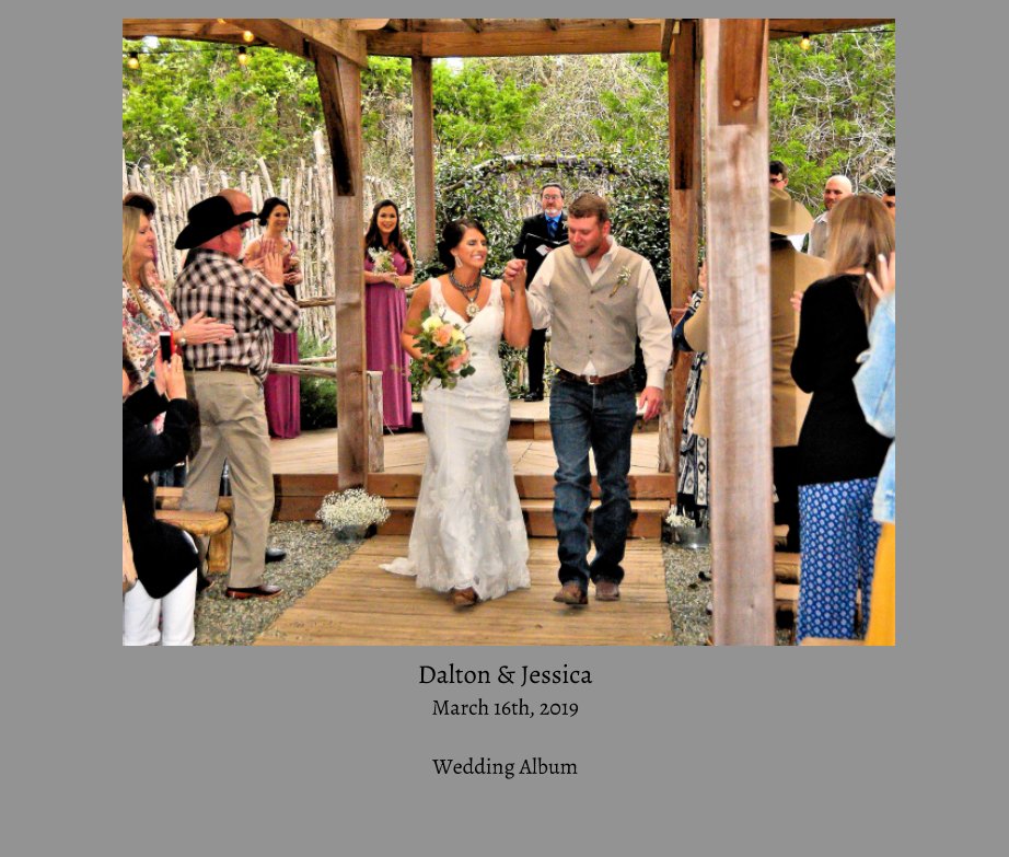 View Family Book - Large LandscapeDalton and Jessica March 16, 2019 by Donna Browne
