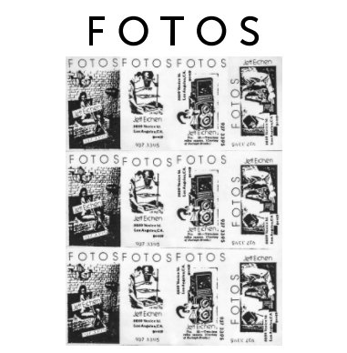 Jeff's F O T O S At 60 book cover