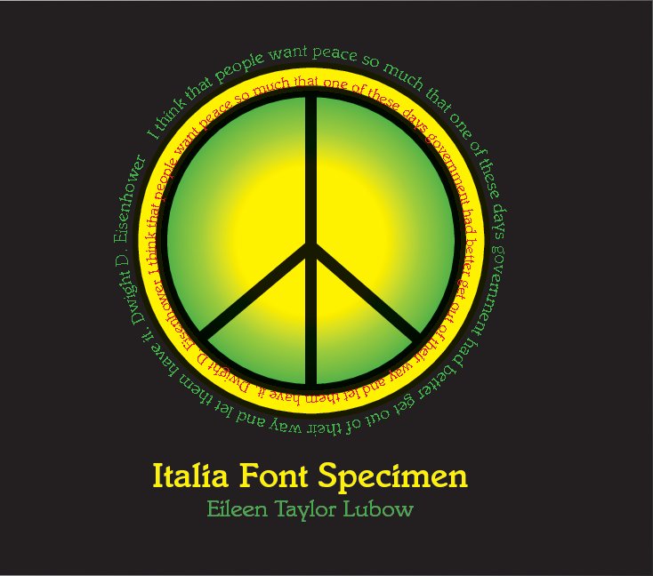 View Italia Specimen by Eileen Taylor Lubow