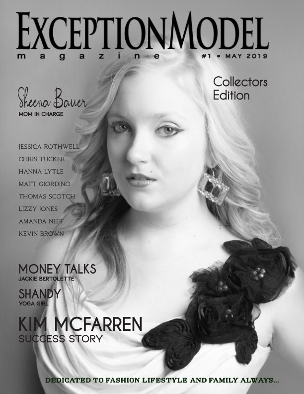 View ExceptionModel Magazine #1 by RZ Productions
