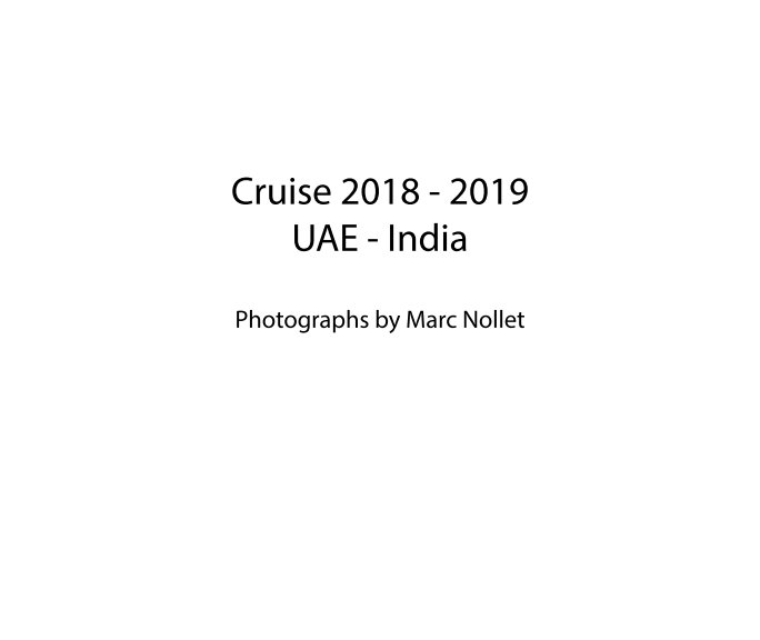 View Cruise 2018 - 2019 by Marc Nollet