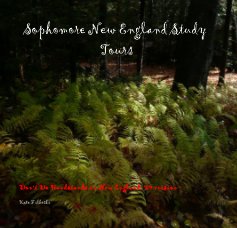 Sophomore New England Study Tours book cover