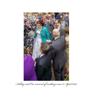 Ashley and Eric Fosdike renewal of wedding vows book cover