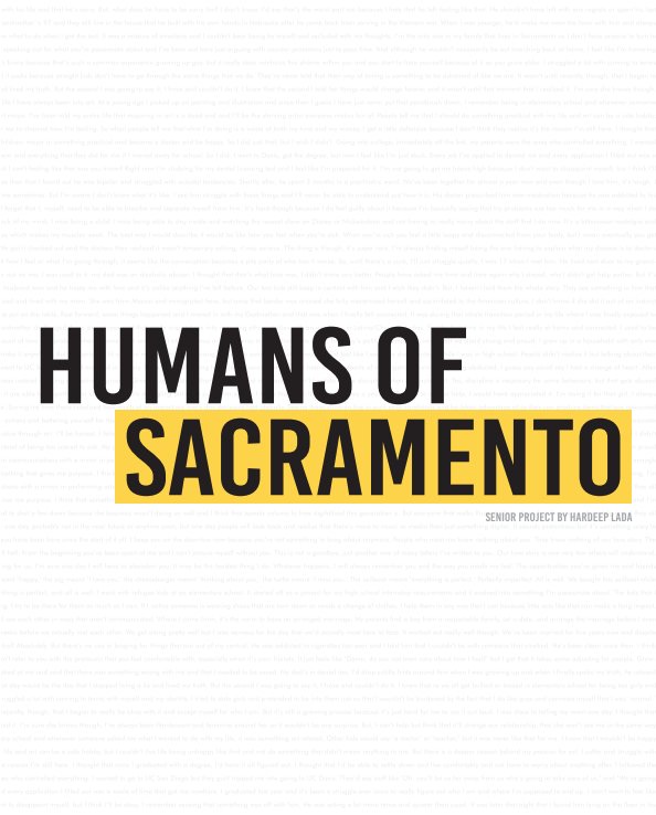 Ver Humans of Sacramento por Hardeep Lada