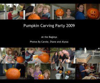 Pumpkin Carving Party 2009 book cover