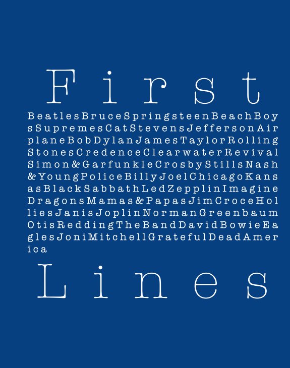 View First Lines by JW Smith
