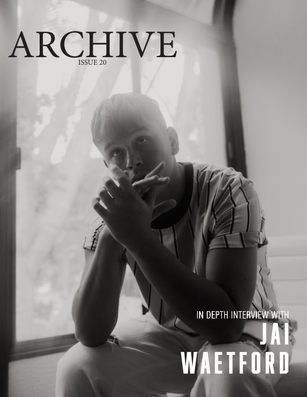 View ARCHIVE ISSUE 20 "Pastels" Jai Waetford Cover Option by TGS Collective