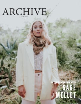 ARCHIVE ISSUE 20 "Pastels" Sage Mellet Cover book cover