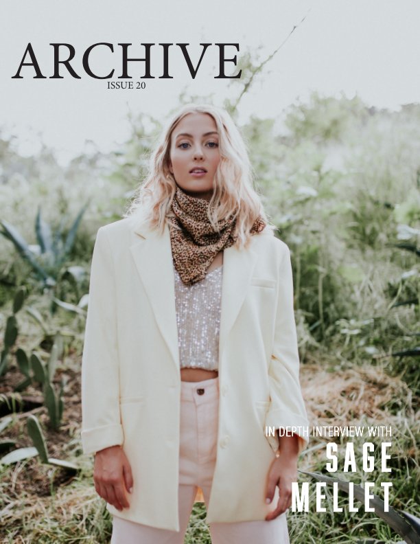 Ver ARCHIVE ISSUE 20 "Pastels" Sage Mellet Cover por TGS Collective