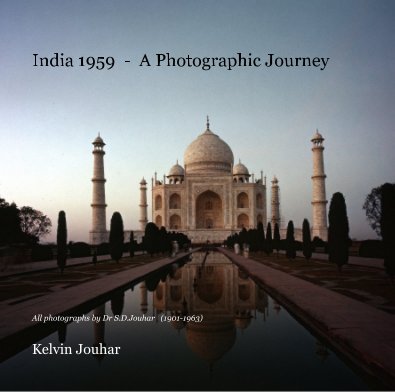 India 1959 - A Photographic Journey book cover