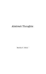 Abstract Thoughts book cover