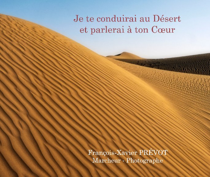 View Je te conduirai au désert et parlerai à ton Coeur by François-Xavier PRÉVOT