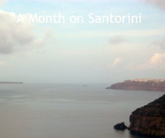 A Month on Santorini book cover