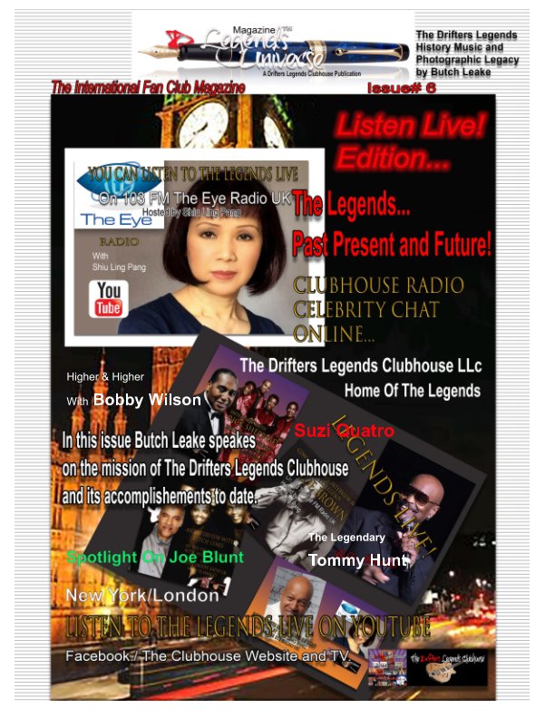 D Legends Fan Club Magazine (Listen Live Edition) nach Butch Leake anzeigen