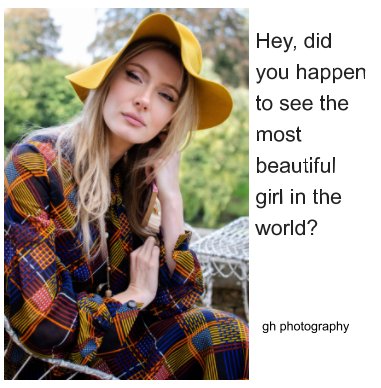 Hey, did you happen to see the most beautiful girl in the world? book cover
