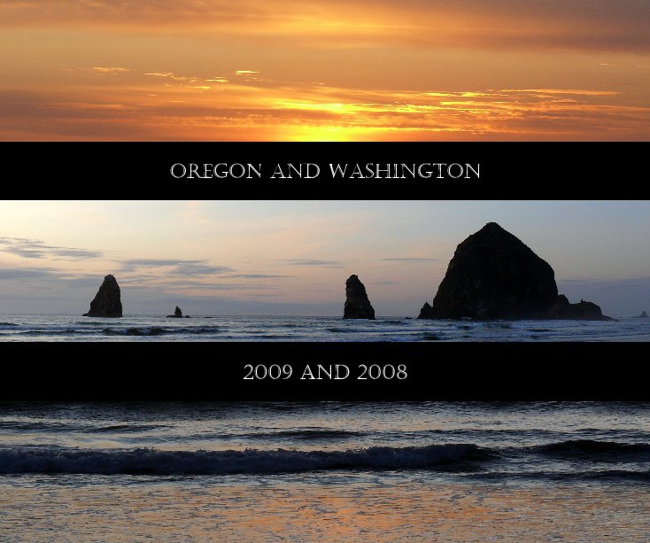 View oregon and washington by 2009 and 2008