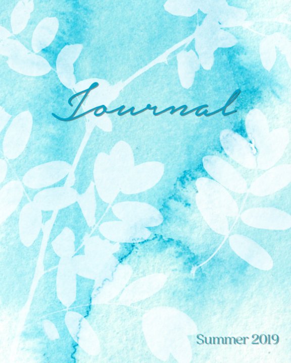 View Blank Journal (Intentional Summer) by Christina Jackson