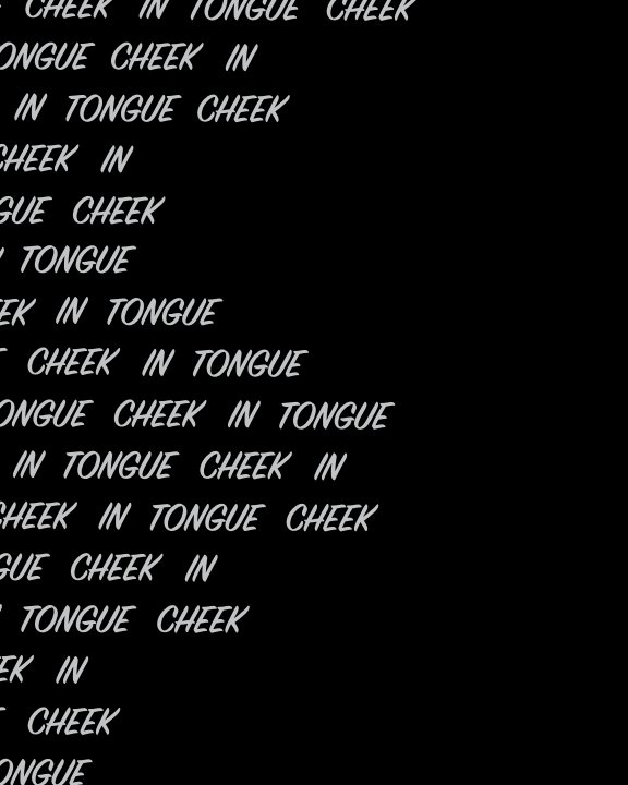 Ver Tongue In Cheek por Josh McKool