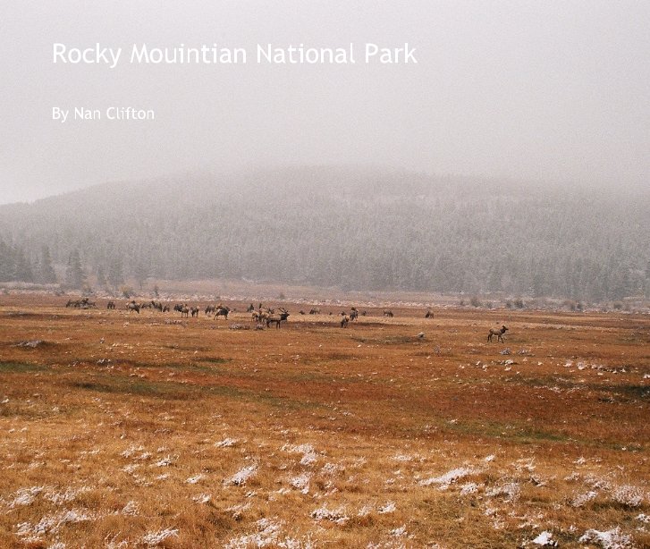 View Rocky Mouintian National Park by Nan Clifton