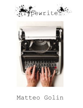 Typewriter book cover