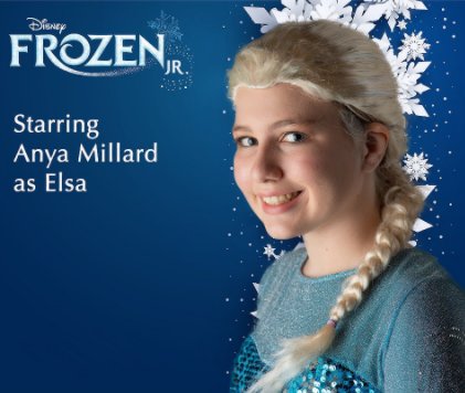 Frozen Starring Anya Millard book cover