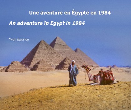 An adventure in Egypt in 1984 book cover