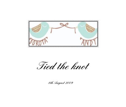 Tied the knot book cover