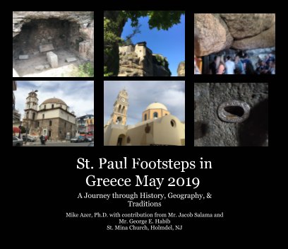 St. Paul Footsteps in Greece 2019 Original book cover