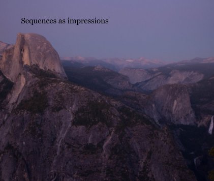 Sequences as impressions book cover