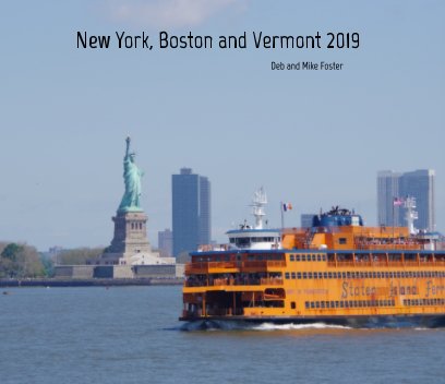 New York, Boston and Vermont 2019 book cover