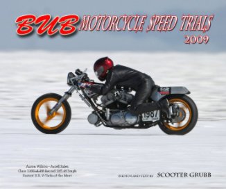 2009 BUB Motorcycle Speed Trials - Wilson-Axtell book cover