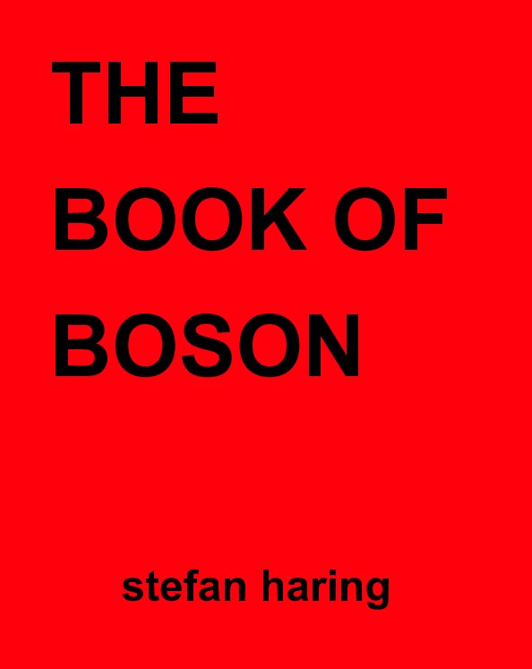 Ver The book of Boson por Stefan Haring edizione4Q