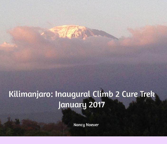 View Kilimanjaro: Inaugural Climb 2 Cure Trek 
January 2017 by Nancy Noever