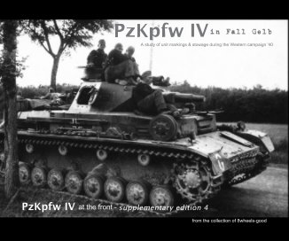 PzKpfw IV in Fall Gelb book cover