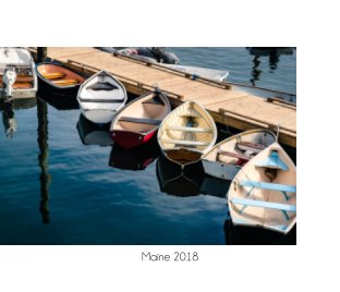 Maine Through My Lens 2018 book cover