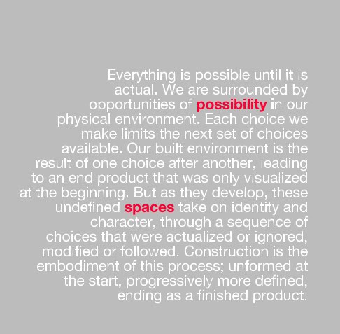 Ver Possibility Spaces por Don Parsisson