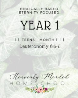 Month 1 - Year 1  - Teens book cover