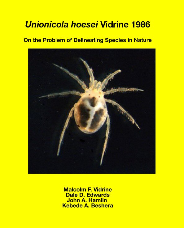 View Unionicola hoesei Vidrine 1986 by Malcolm F. Vidrine et al.