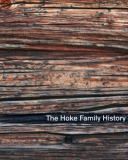 Hoke Family History (softcover) book cover