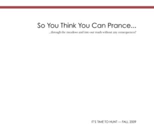So You Think You Can Prance... book cover