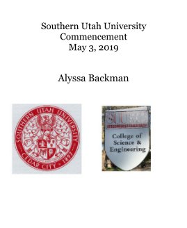 Southern Utah University Commencement May 3, 2019 book cover