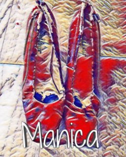 Manica Red Pumps Clinton in Blue Dress creative Journal coloring book book cover