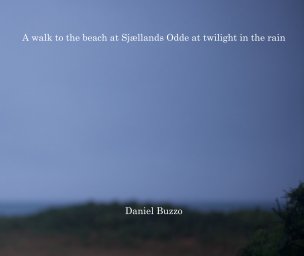 A walk to the beach at Sjællands Odde at twilight in the rain book cover