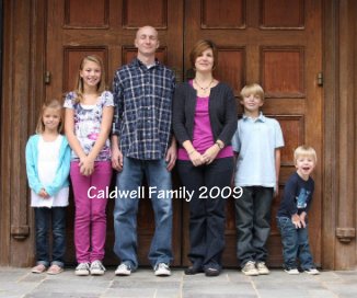 Caldwell Family 2009 book cover