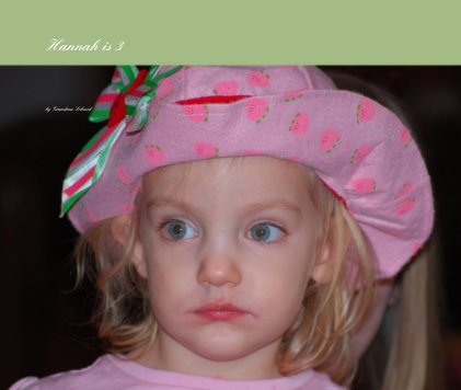 Hannah is 3 book cover