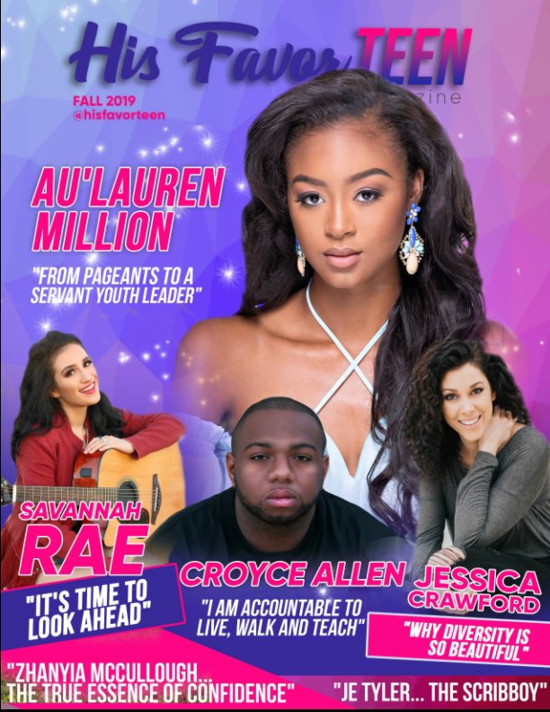 View His Favor TEEN Fall Issue 2019 by His Favor Ministries LLC