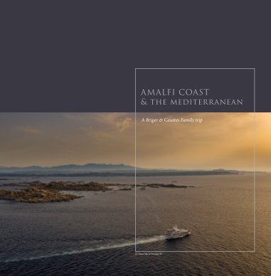 Amalfi coast and the Mediterranean book cover